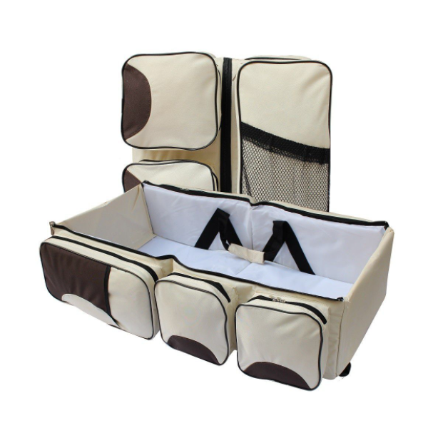 4-In-1 Portable Baby Bassinet &amp; Changing Bag