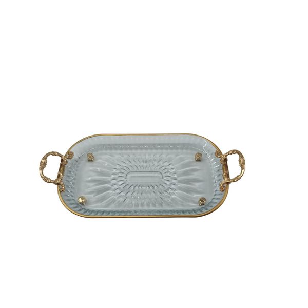 Rectangle Tray - With Ornate Handle