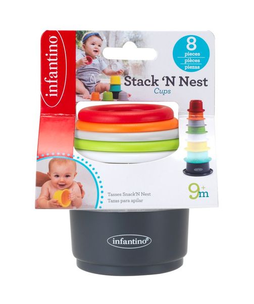 Infantino - Stack'n Nest Cups - Yellow