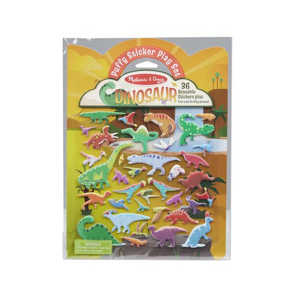 Melissa &amp; Doug Dinosaur Puffy Sticker Set