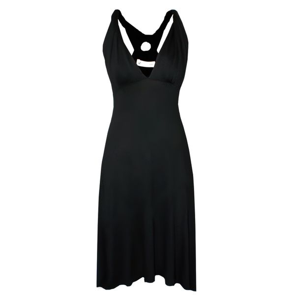 Nucleus - Grecian Twist Dress in Black