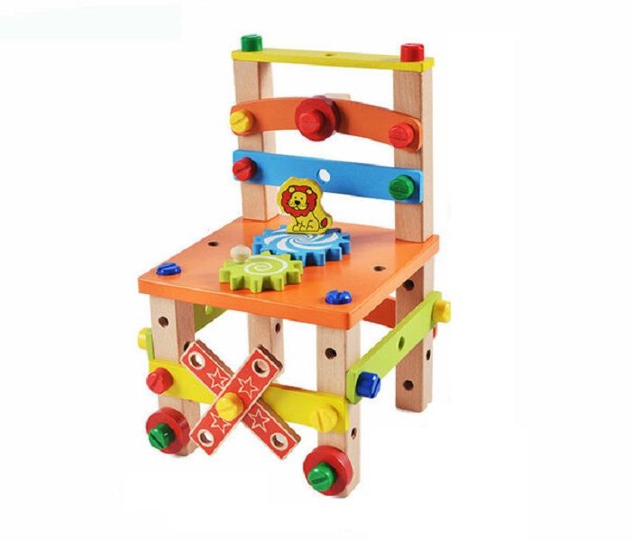 GB Kids Wooden Disassemble Chair Kit