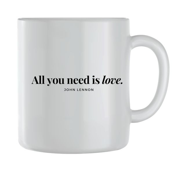Love Coffee Mugs for Men Women Trendy Motivational Sayings Graphic Cups 244