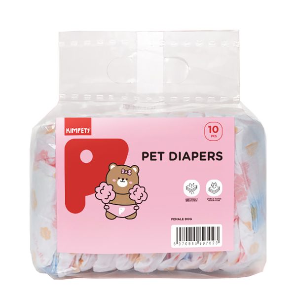 Pet Disposable Diapers - Female Pets XS Size 10 Pcs