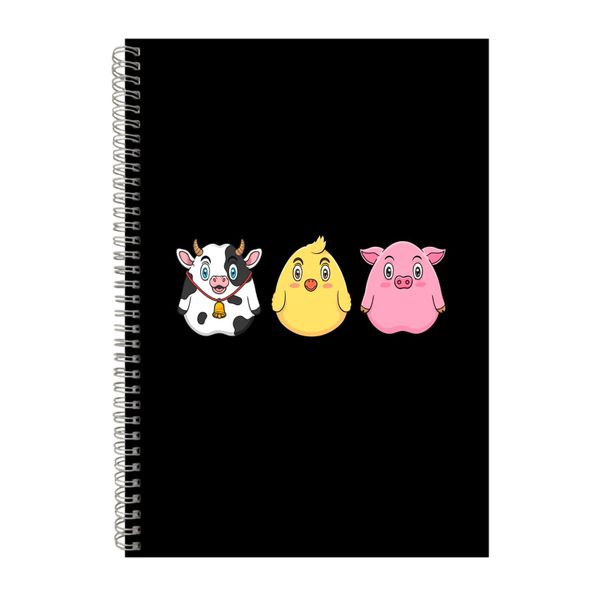 We Are Not Ingredients Notebook Veganism Gift Idea A4 Notepad 133