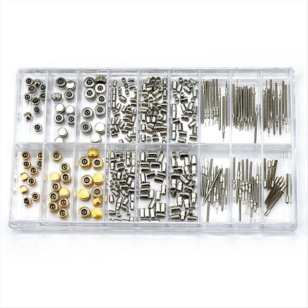 Watch Crown Parts Replacement Assorted Dome Flat Head Handle Tubes