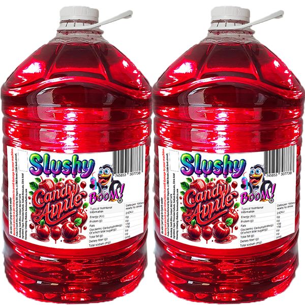Slushy machine - Syrup - 2x5lt concentrate - Candy Apple