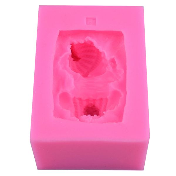 Kitchen Baking Multifunctional Silicone Baby Pillow Fondant Mould (6cm)