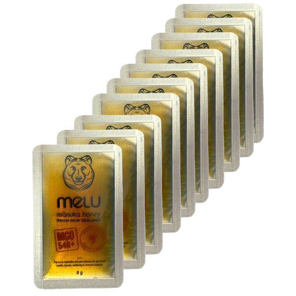 Melu Manuka Snap Pack MGO 540+ - Daily Wellness Pack (10 × 8g)