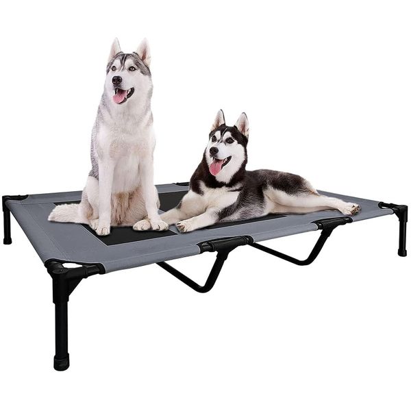 X-Large Vent Elevated Dog Bed Portable Raised Dog Bed with Mesh (65KG)