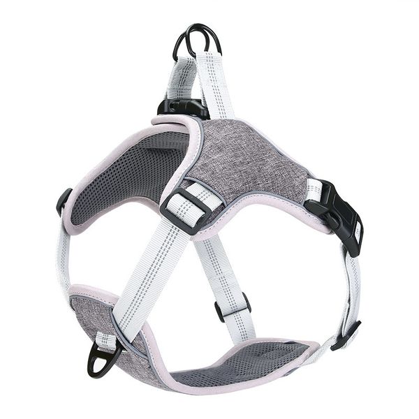 WigWagga - Grey Front Clip Dog Leash