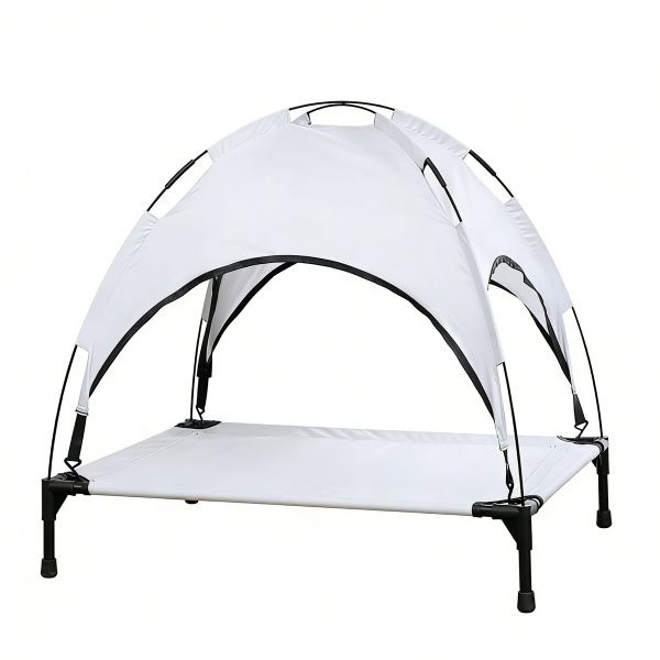 Large Elevated Cooling Pet Bed | Raised Dog Bed for Camping and Outdoor Use
