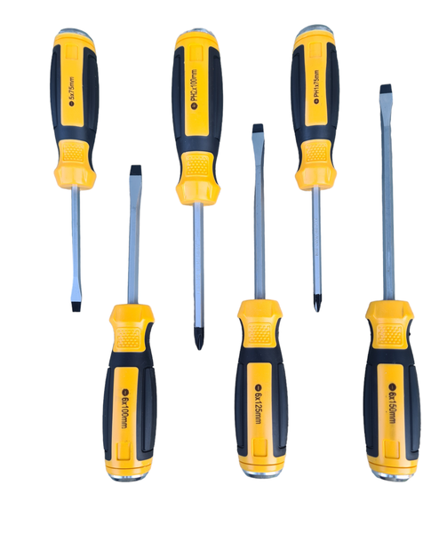 Wow Tools Screwdriver Set 6pc Slot &amp; Phillips