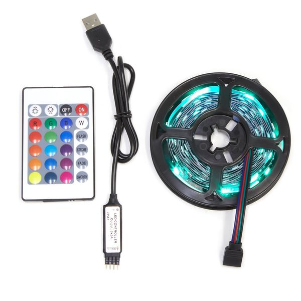 3M Strip Lights LED Multicoloured USB Powered Flexible 5050 RGB