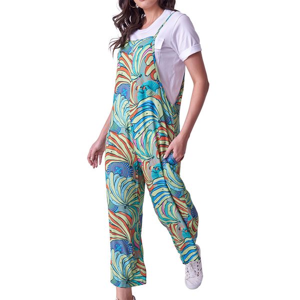 Holmes Bros Ladies Ankle Jumpsuit Bananarama Lime