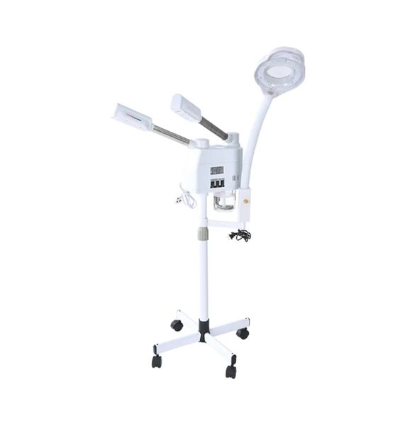Ionic Cold and Hot Double Tube Facial Steamer &amp; Magnifying Lamp