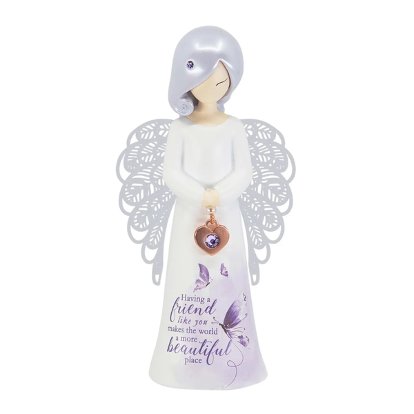 Having a Friend Like You - World a More Beautiful Place - Angel Figurine
