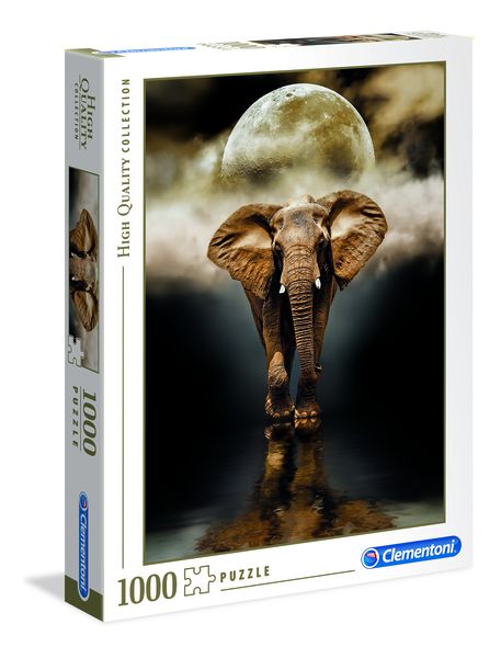 Clementoni Adult 1000 Pieces Puzzles - The Elephant