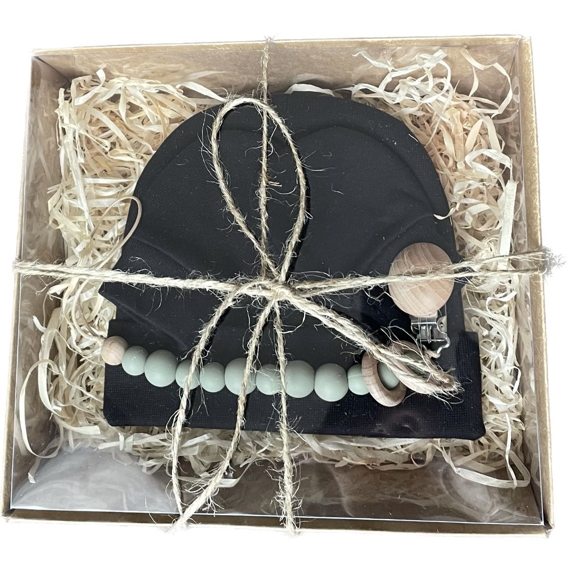 Baby gift set Pacifier clip & beanie + mitten set Shop Today. Get