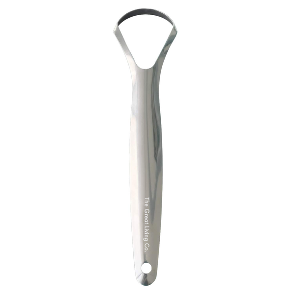 Ayurveda Surgical Grade Stainless Steel Tongue Cleaner/Scraper Spoon Shape