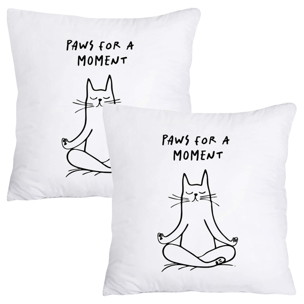 Scatter Cushion Cover Set - Paws for a Moment