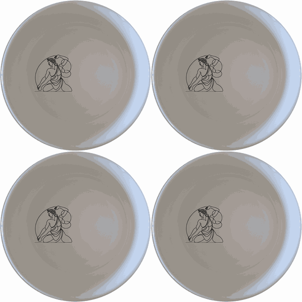 Greek Mythology Imagery Bowl Set of 4 - Range 1