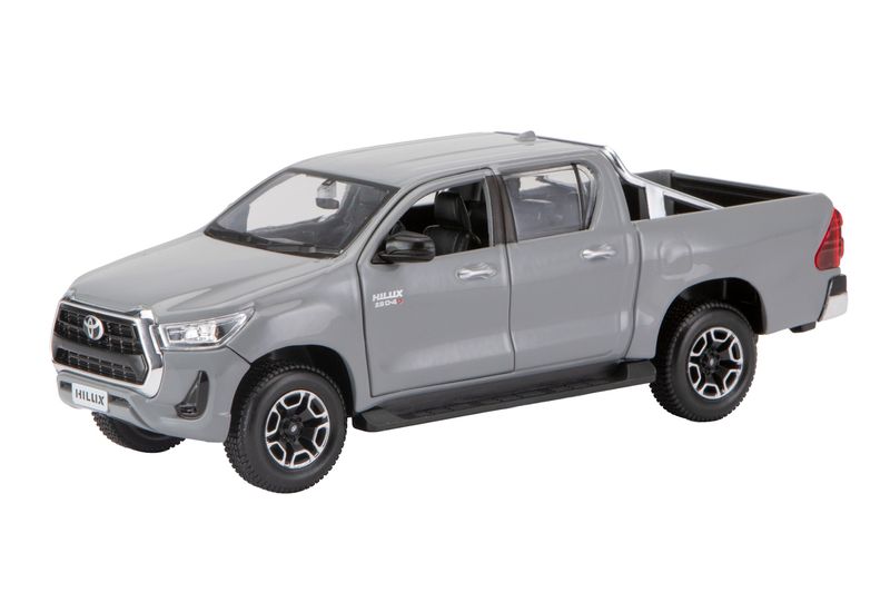 Maisto 1/27 Toyota Hilux Bakkie (20cm Long) - Grey