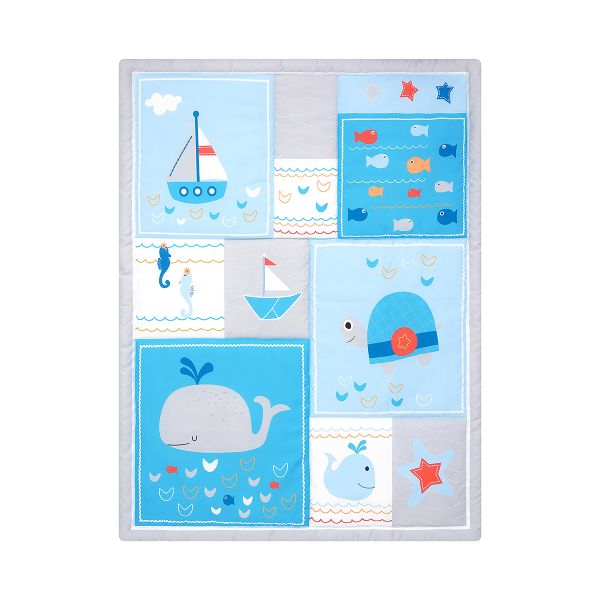 Snuggletime Quilt Set - Boat - 4-Piece