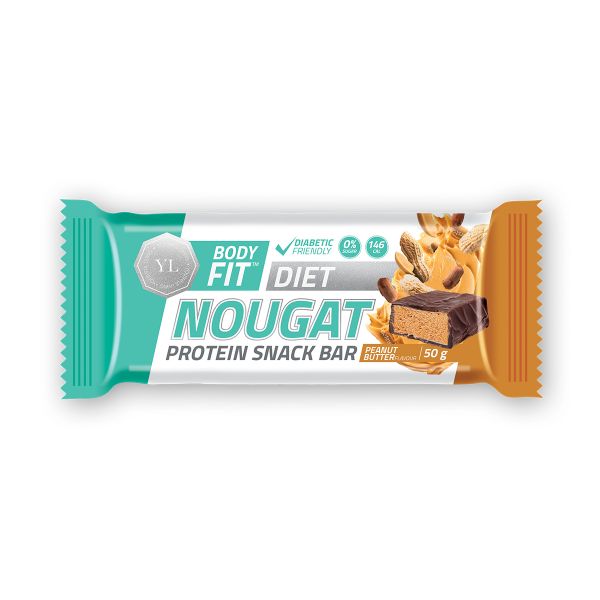 YL Diet Nougat Bar - 50g - Peanut Butter &amp; Mocha