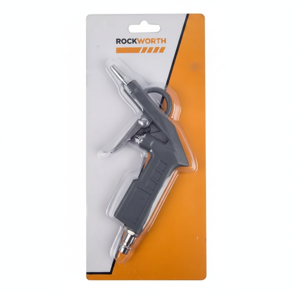 Rockworth Blow Gun with Inflation Gauge for Tire and Item Inflation