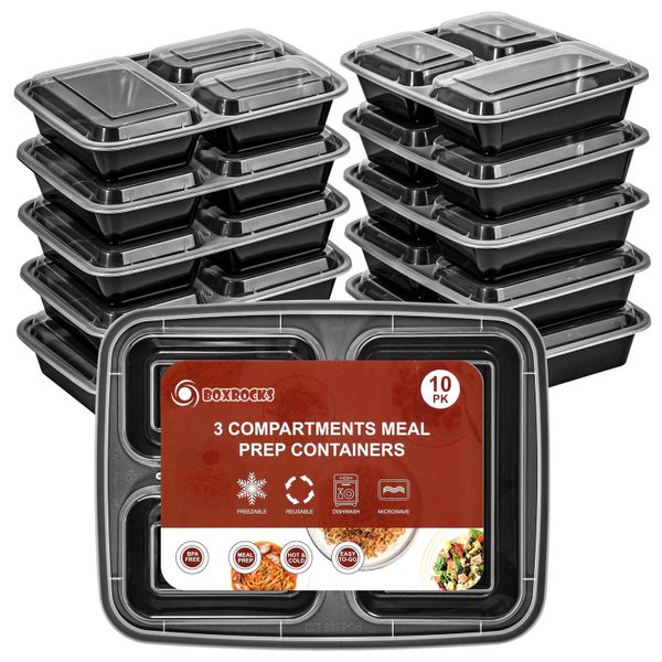 Meal Prep Containers Reusable (10 Pack) Food Containers with Lids