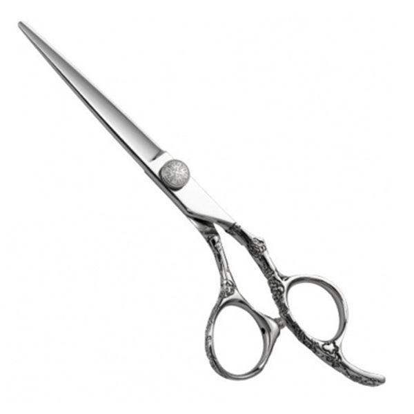 KenZo -Craft Scissor - Off-Set - Engraved Flower Design - 5.5
