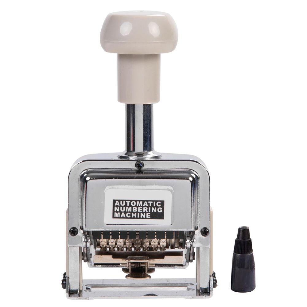 Automatic Numbering Machine Self Inking Number Stamp - 8 Digit ...