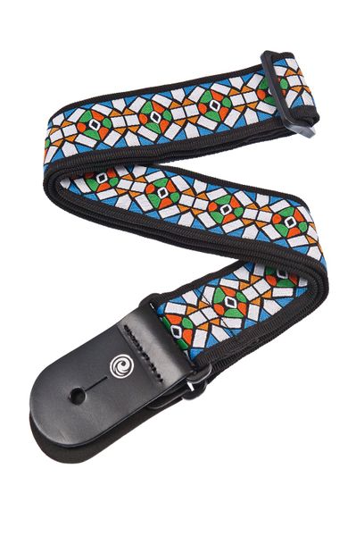 Planet Waves 50E02 Woven Guitar Strap - Stained Glass