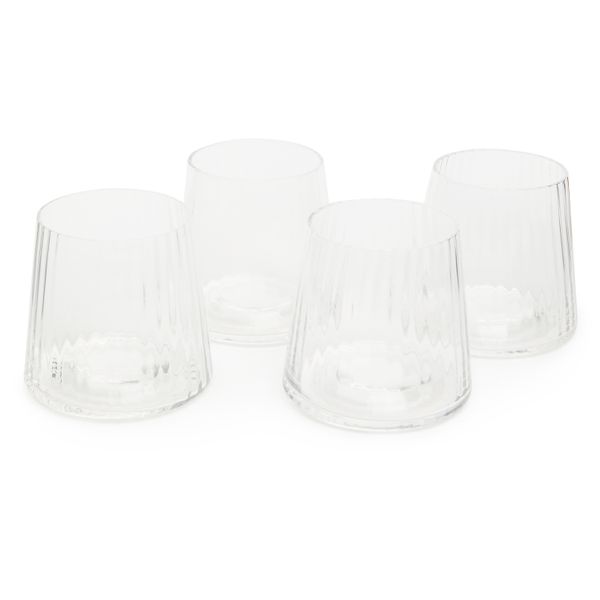 George &amp; Mason - Venezia Crystal Tumbler Glasses - Set of 4