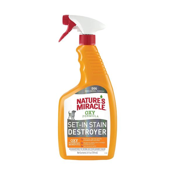 Nature's Miracle Dog Oxy Set-in Stain Destroyer Spray - 709ml