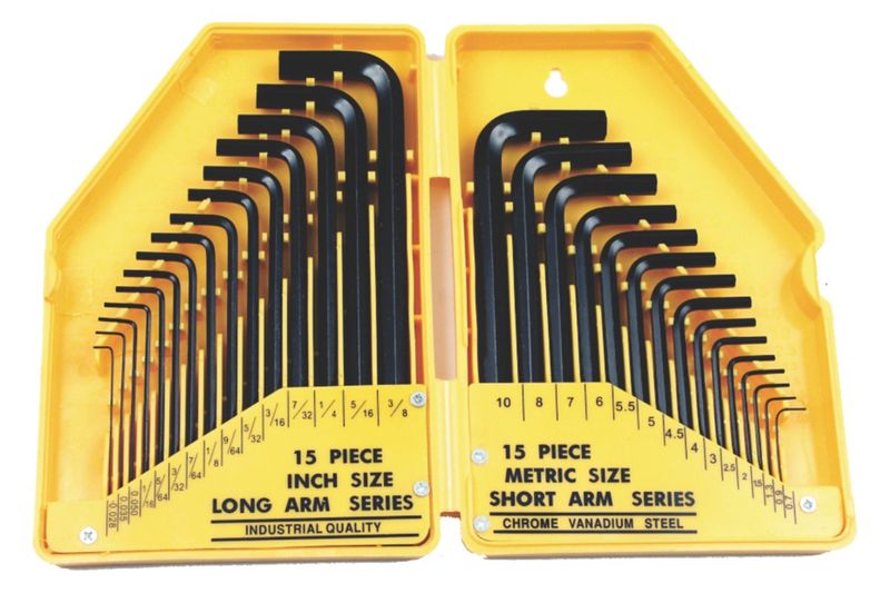 30-Piece Allen Key Set with Case