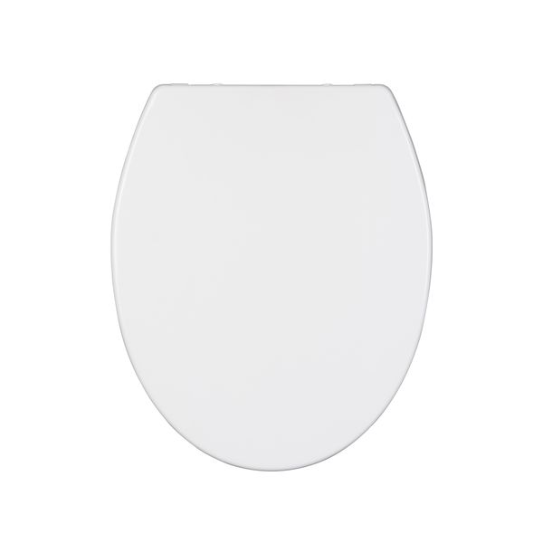 High-Gloss Heavy Duty Plastic O Shape Toilet Seat soft close bottom fix