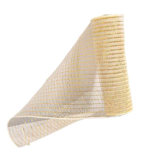 1 Roll Craft DIY Metallic Mesh Ribbon for Decorating Projects (9m)