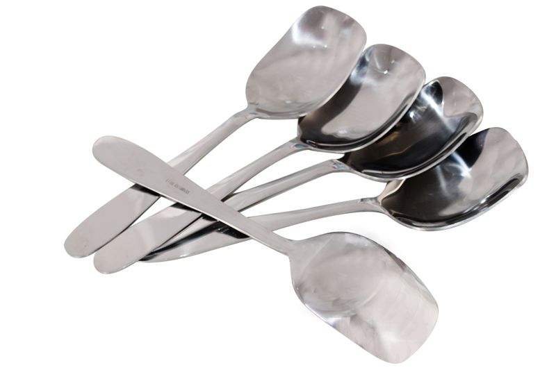5 Piece Stainless Steel Serving Spoons