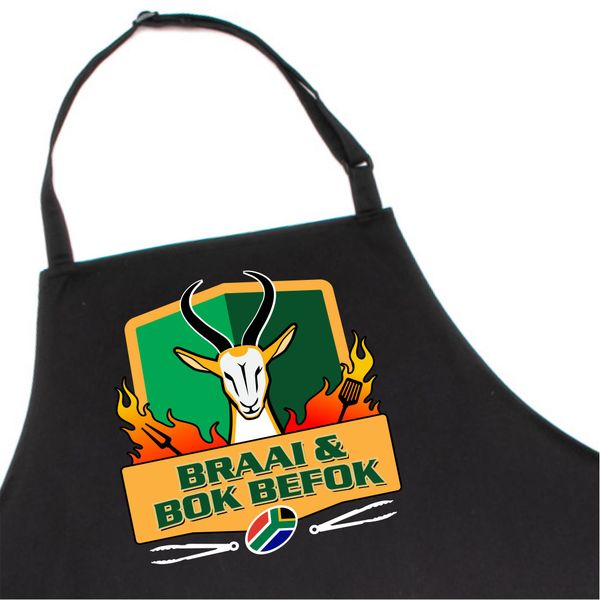 Braai Apron for Men - Braai en Bok Befok
