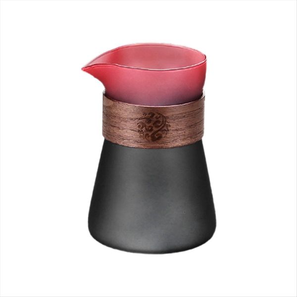 Dumping Coffee Set with High Boron Glass and Silicon Drop Sharing Pot, Manu