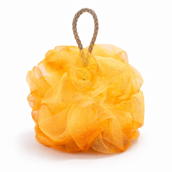 Soft Mesh Shower Body Scrubber Bath Sponge with Hanging Loop