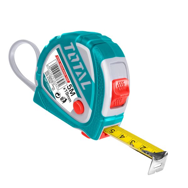 Total Tools 4Pcs Measuring Tape 5mx19mm Steel