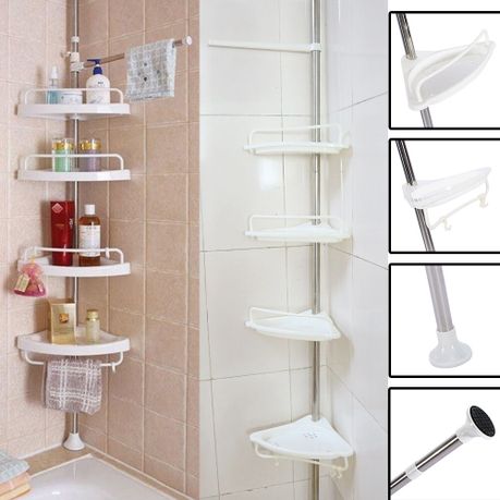 Adjustable shelf top for shower room