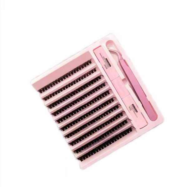 Eyelash Cluster Set 200pcs Eyelash Clusters for Volumizing Eyelashes