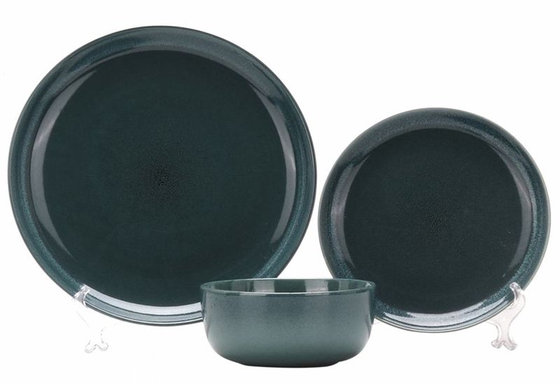 12 Piece Ceramic Dinner Set Blue