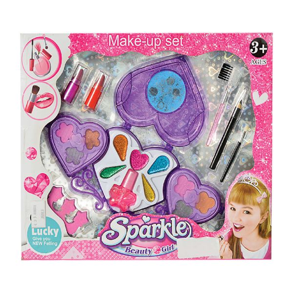 Make-Up Gift Set - Pink &amp; Purple - 7 Piece - 2 Pack