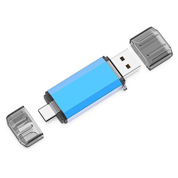 2TB Ultra-Large Capacity USB Flash Drive -Type-C &amp; USB2.0 Dual Ports