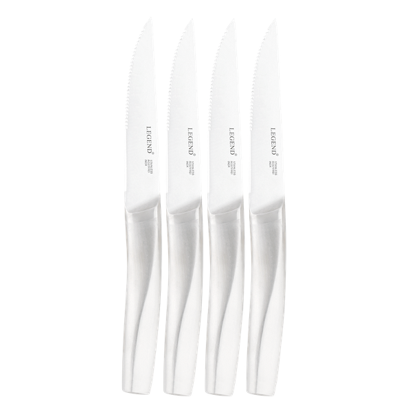 Legend - Classic Stainless Steel Forged Steak Knife Set - 4 Piece